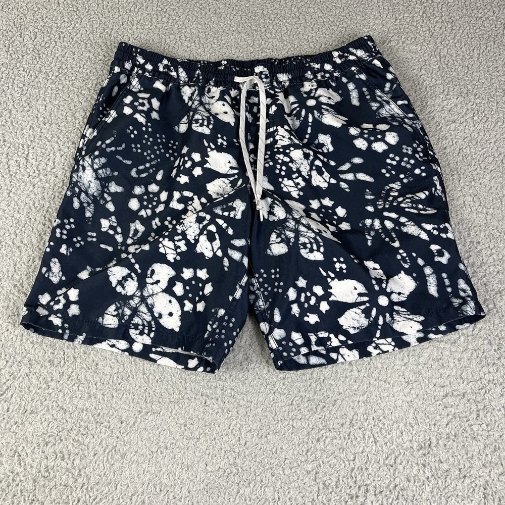 Vans Black and White Board Shorts with Bold Floral Print